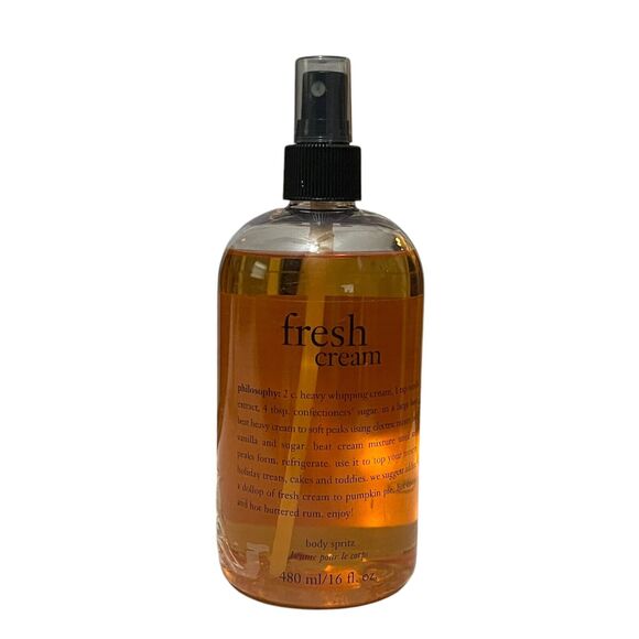 Philosophy Other - Philosophy Fresh Cream Body Spritz 16 fl oz New With Pump Inserted New With Lid